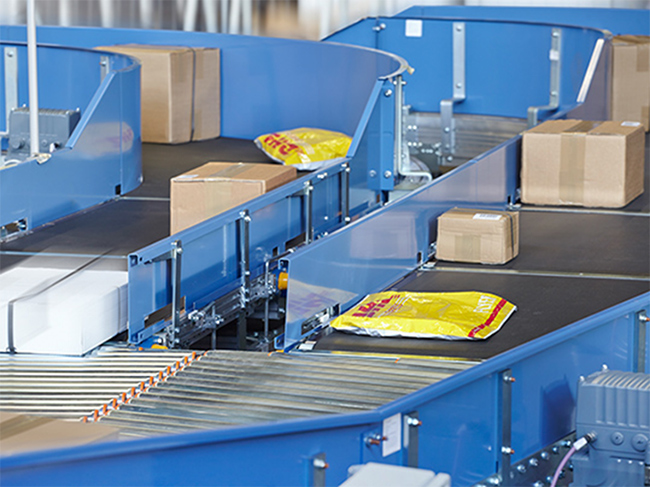 Logistics Industry conveyor belt application