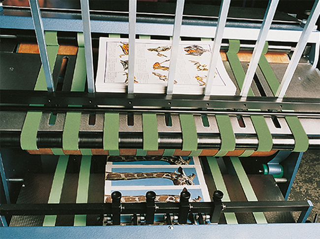 Printing industry conveyor belt application