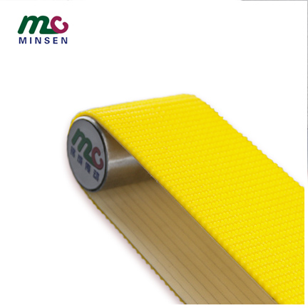 PVC Yellow Grass Conveyor Belt