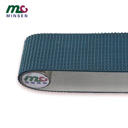 Dark green anti-skid PVC lawn conveyor belt