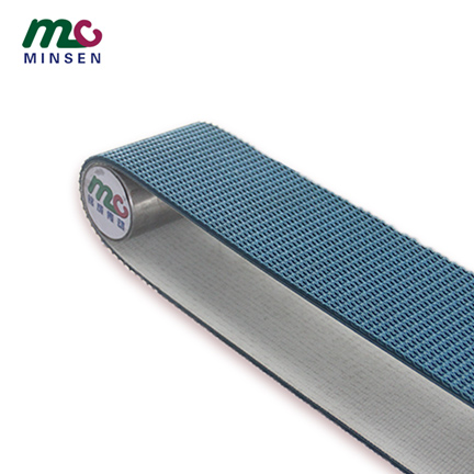 Dark green anti-skid PVC lawn conveyor belt