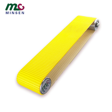 PVC Yellow Grass Conveyor Belt