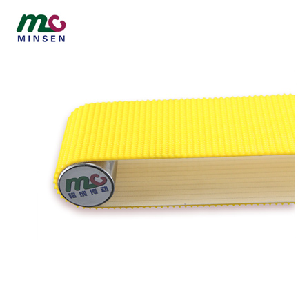 PVC Yellow Grass Conveyor Belt
