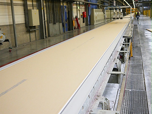 Gypsum Board Industry conveyor belt application