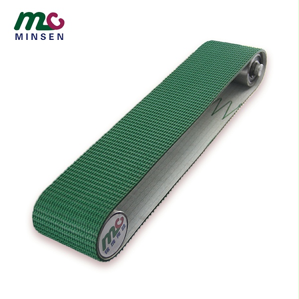 Dark green anti-skid PVC lawn conveyor belt